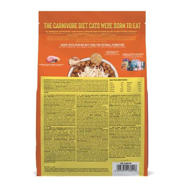 Schesir – Born Carnivore Cat Dry Food , Chicken with Egg For Adult Cats - Image 2